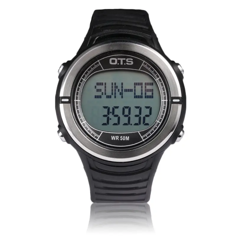 Trendy Design Round Shape Multifunctional Intelligent Smart Meter Step Counter Digital Watch Sport Type Wrist Watch 1