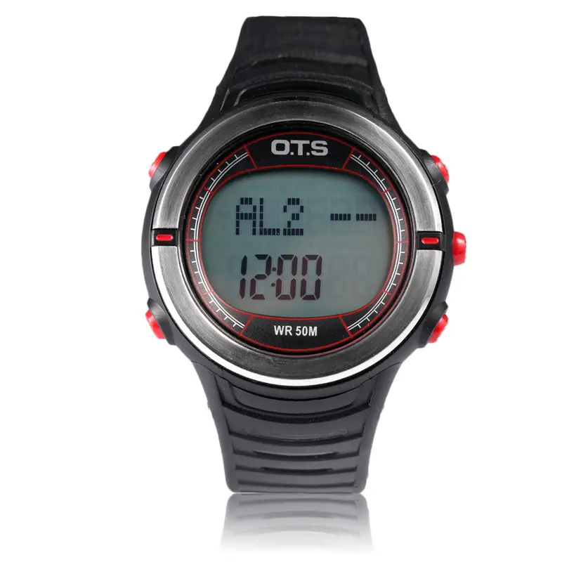 Trendy Design Round Shape Multifunctional Intelligent Smart Meter Step Counter Digital Watch Sport Type Wrist Watch 2