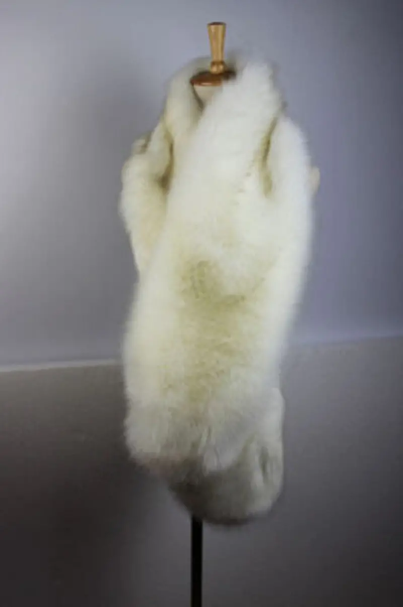 Trendy Hariy Shaggy Faux Fox Fur Warm Long Scarf Collar Women Faux Fur Collar Shawl Cap Scarves 16 Colors 15