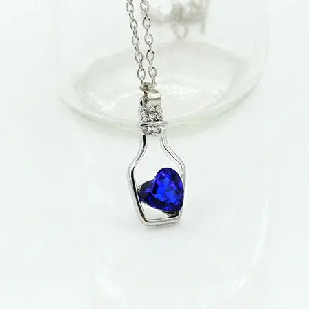 Trendy Necklaces Pendants Link Chain Collar Long Plated Statement Bling & Bottle Necklace Women Jewelry 1