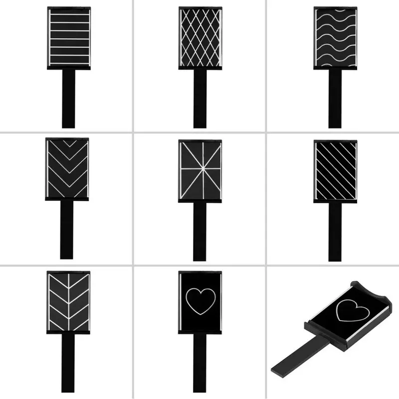 Trendy Patterns Magnet Plate Wand Board Nail Art For Diy 3D Magnetic Polish With 8 Choice 1