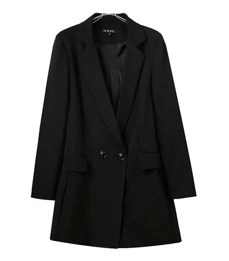 Trendy Retro Long Sleeve Suit Blazer Short Jumpsuit Women's Deep V-Neck Notched Collar Pockets Brief Style Rompers Playsuits 1