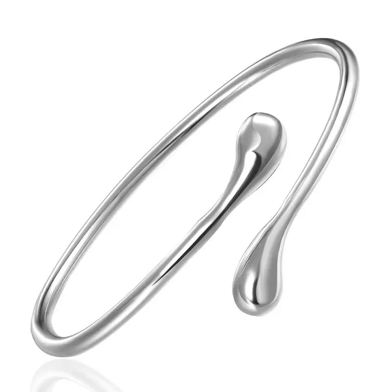 Trendy Silver Charms Bangle Round Heads Women Bracelet Smtb  5 1