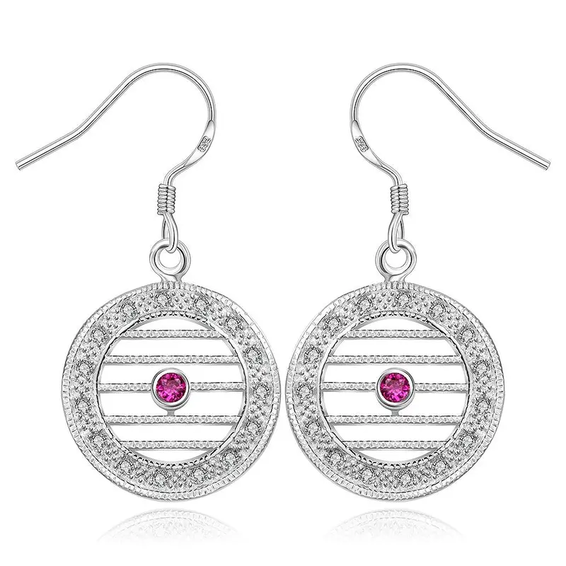 Trendy Silver Clip On Earrings Flower With Flower Drop Brincos De Festa Jewelry 248 3