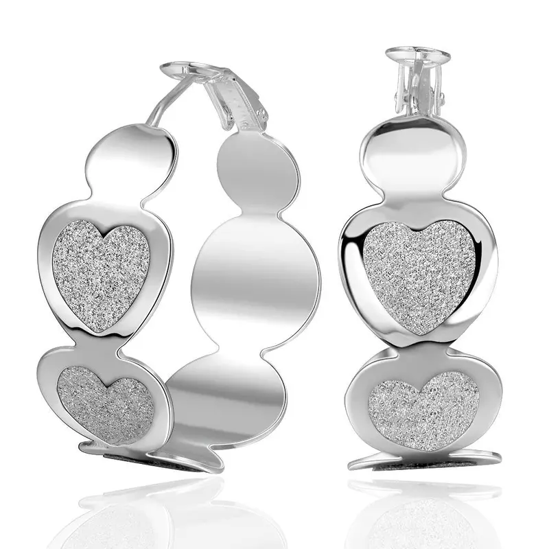 Trendy Silver Earing Style Hoop Kupe Jewelry European Style 2 2 4