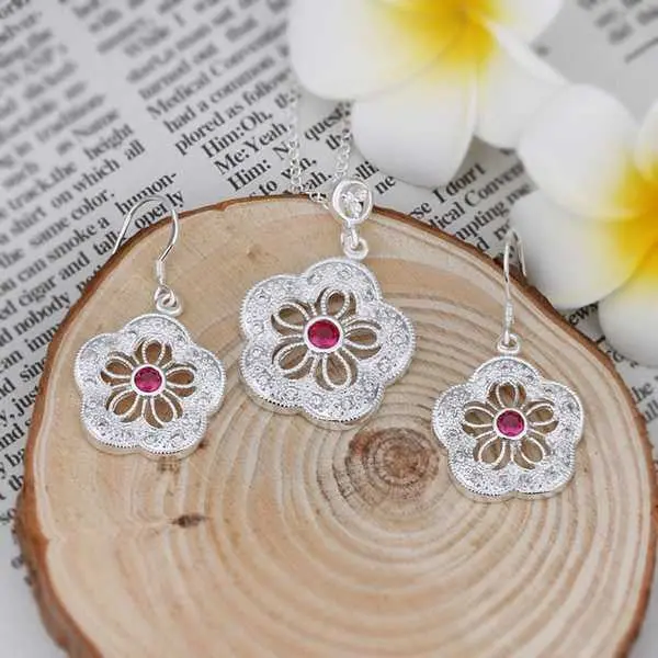 Trendy Silver Plated Jewelry Sets Sets Sport181 1