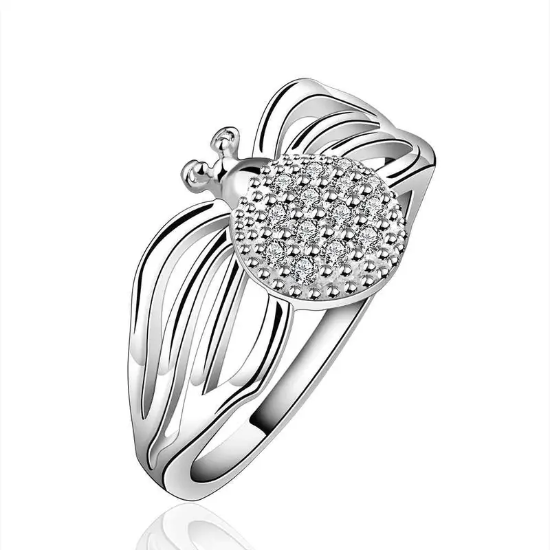 Trendy Silver Plated Rings For Men Buttfly To Where Bague Floating Charms 61 1