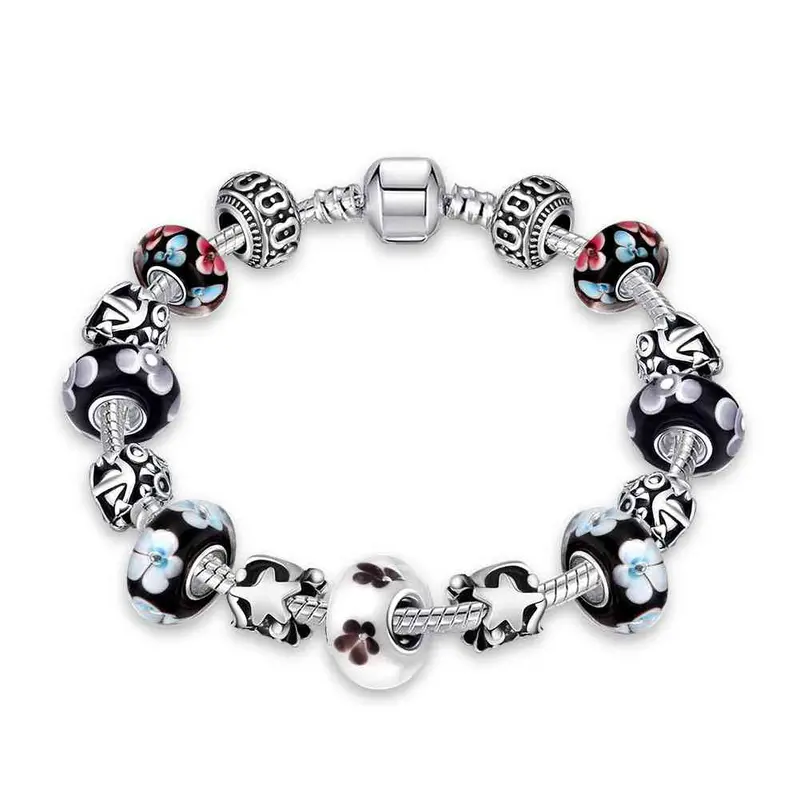 Trendy Silver Pulseras Black Fantasy Pulseira Feminina Men Jewelry Pfdh 4 1
