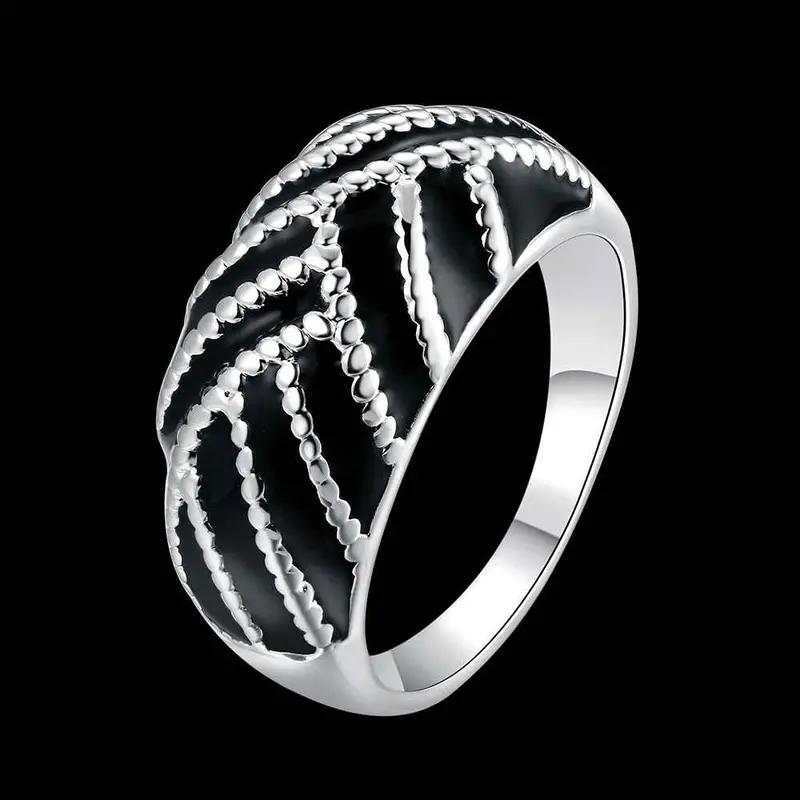 Trendy Silver Wedding Ring Paint Oval Anel Masculino S In Euros 674 2