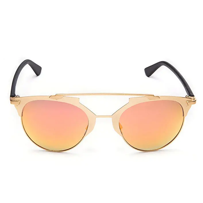 Trendy Stylejogalwear Meta Frame Sunglasses Colorful Lens Eyewear Accessories Uv 400 For Beach Sea 3