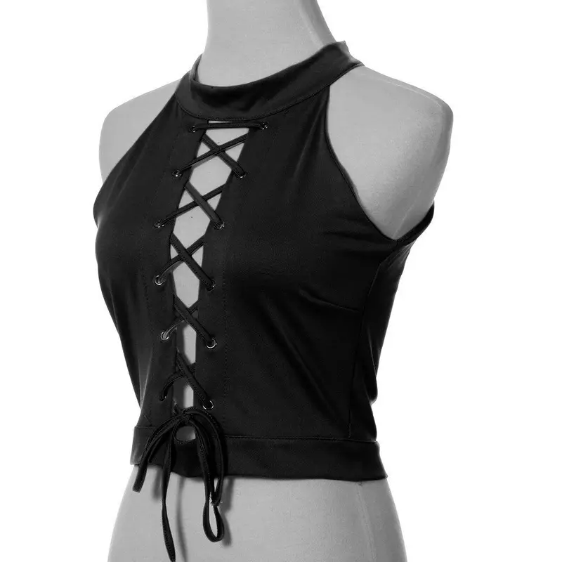 Trendy Women Tops Women Cross Strap Blouse Sexy Crop Tops Style Tank Woman Camisole Bandage Beach Tees 7