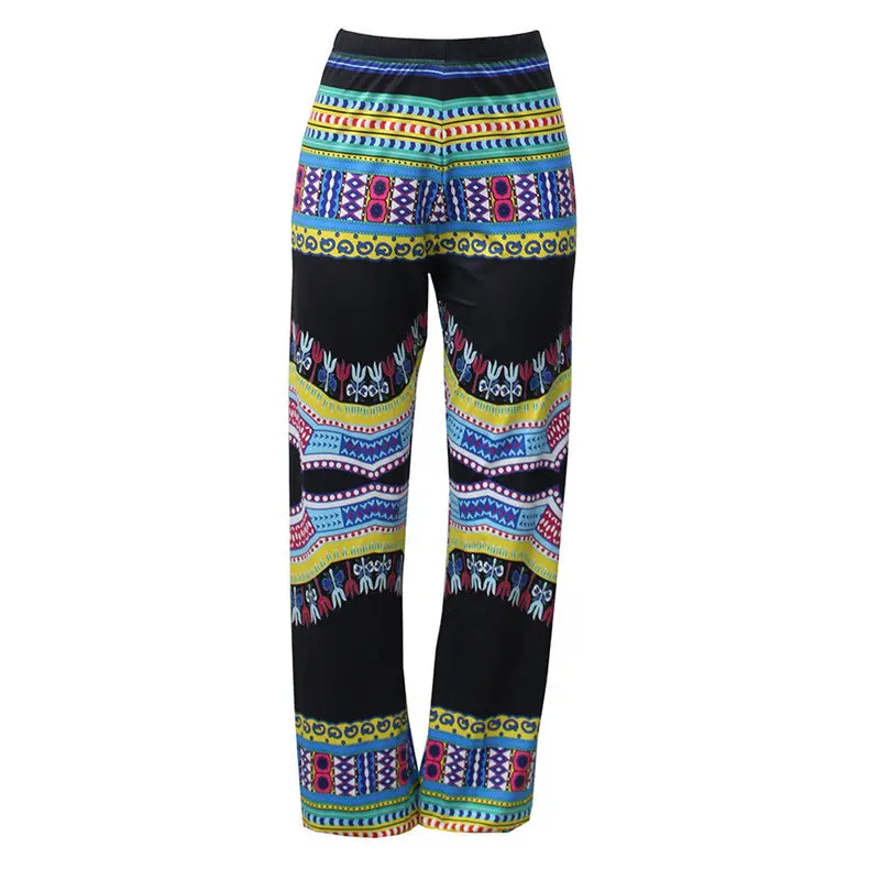 Tribal Print Lantern Pants Woman Elastic Band Waist Loose Harem Pants Cool Street Hip Hop Pants 1