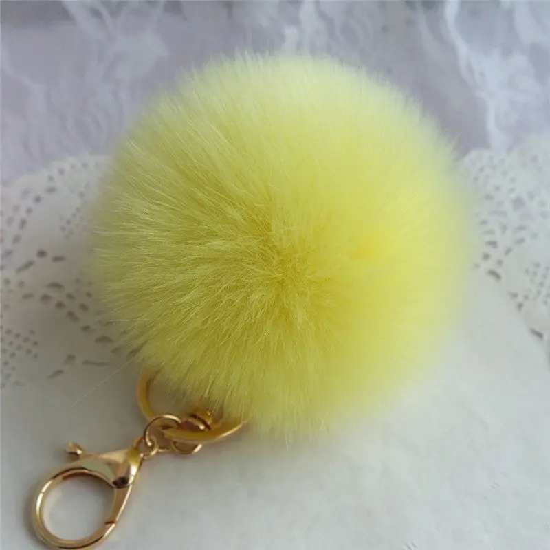 Trinket Keychain Pompons Keychains Fur Keychain Fluffy Key Chains For Cars Keyrings Trinkets Pom Pom Keychain Feida 14