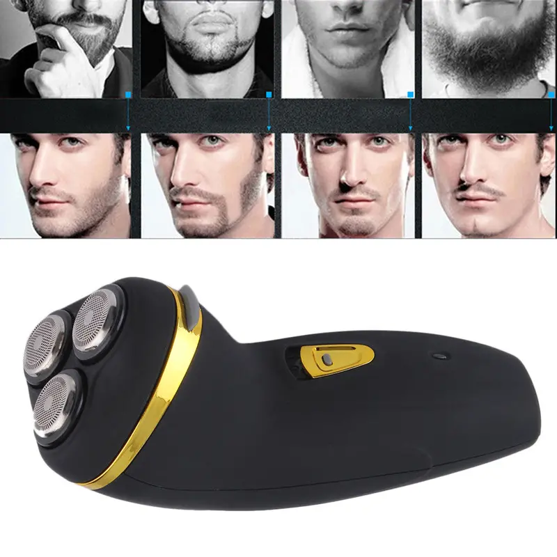 Triple-Head Rechargeablecordless Rotary Electric Shaver Razor Trimmer 1