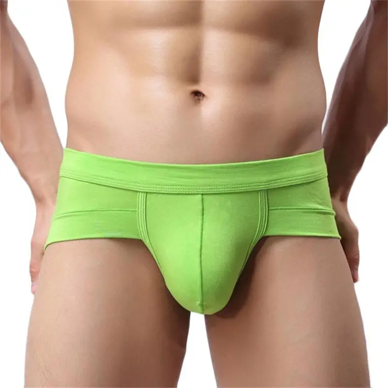Trunks Sexy Men's Underwear Briefs Shorts Bulge Pouch Softunderpants Man Underwear 13
