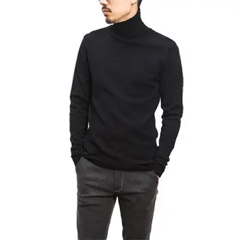 Turtleneck Sweaters Pullovers Casual Slim Fit Long Sleeved Knittedplus Size Sweaters 1