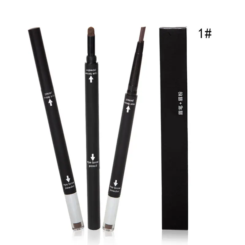 Two Headed Enhance Eyebrow Tool Eyebrow Pencil Eyebrow Powder Stick Dyeing Styling Cream Shaping 3D Cosmetic Makeup 1