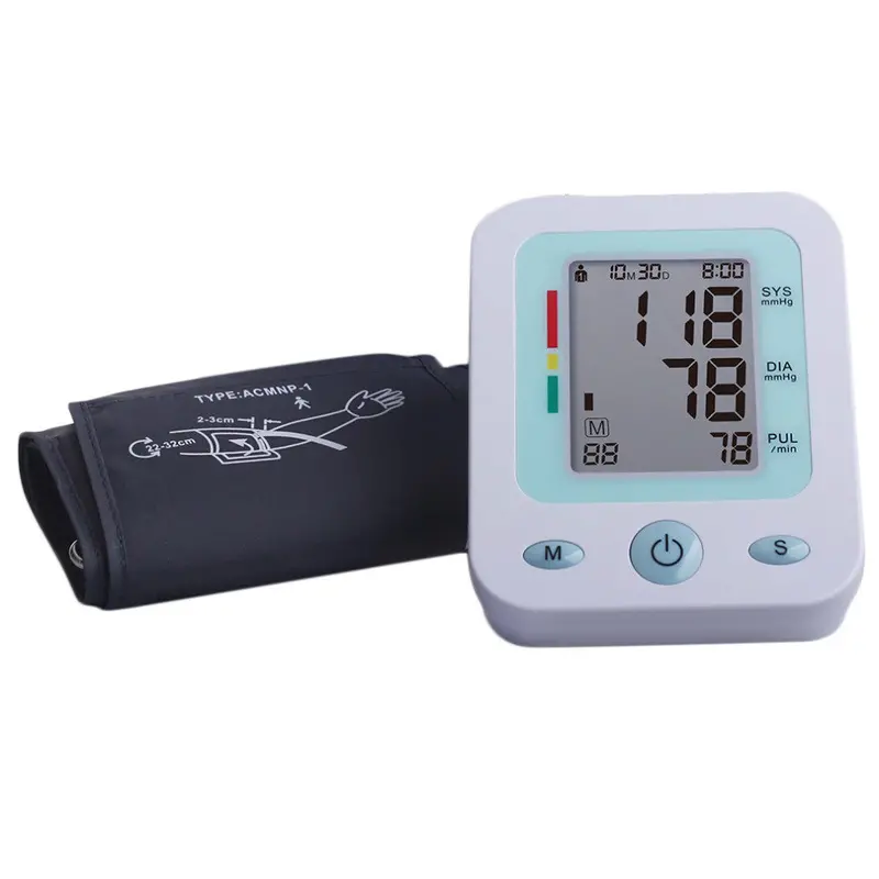 U80ah Arm Digital Blood Pressure Monitor Health Care Tonometer Portable Automatic Sphygmoometer Lcd Display 2