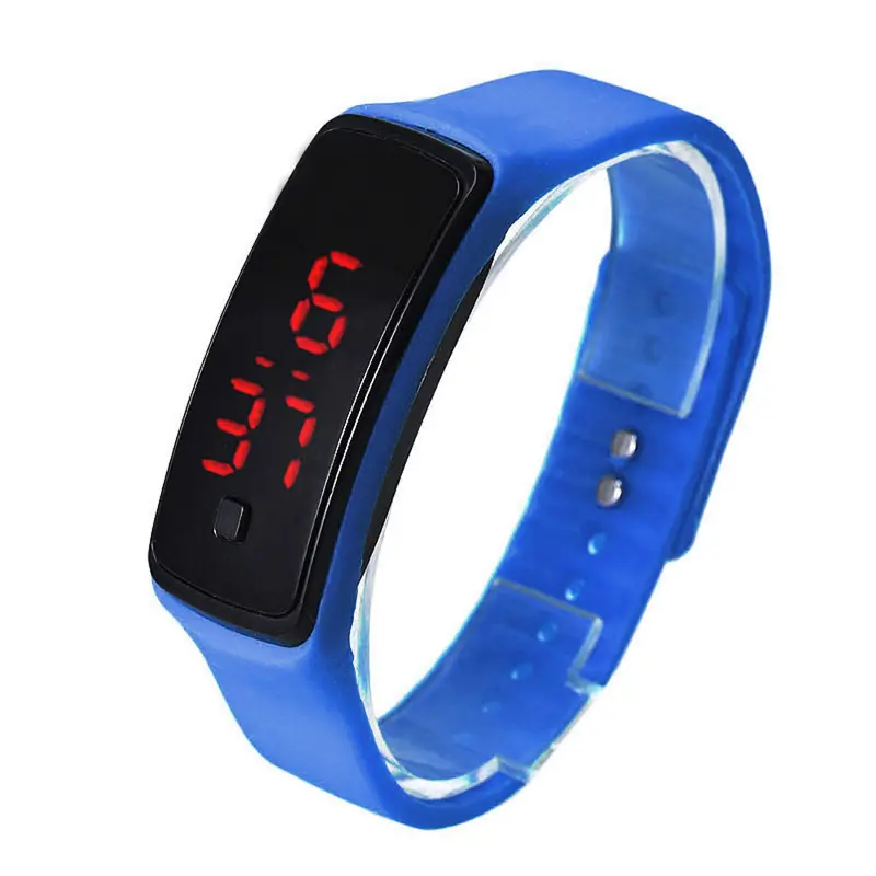Ultra Thin Women Men Watch Sports Silicone Relojes Boys Digital Led Sports Wrist Watch 1