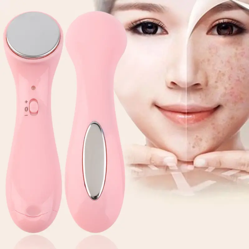 Ultrasonic Ion Face Lift Facial Beauty Device Ultrasound Skin Care Massager With Pink Color 1