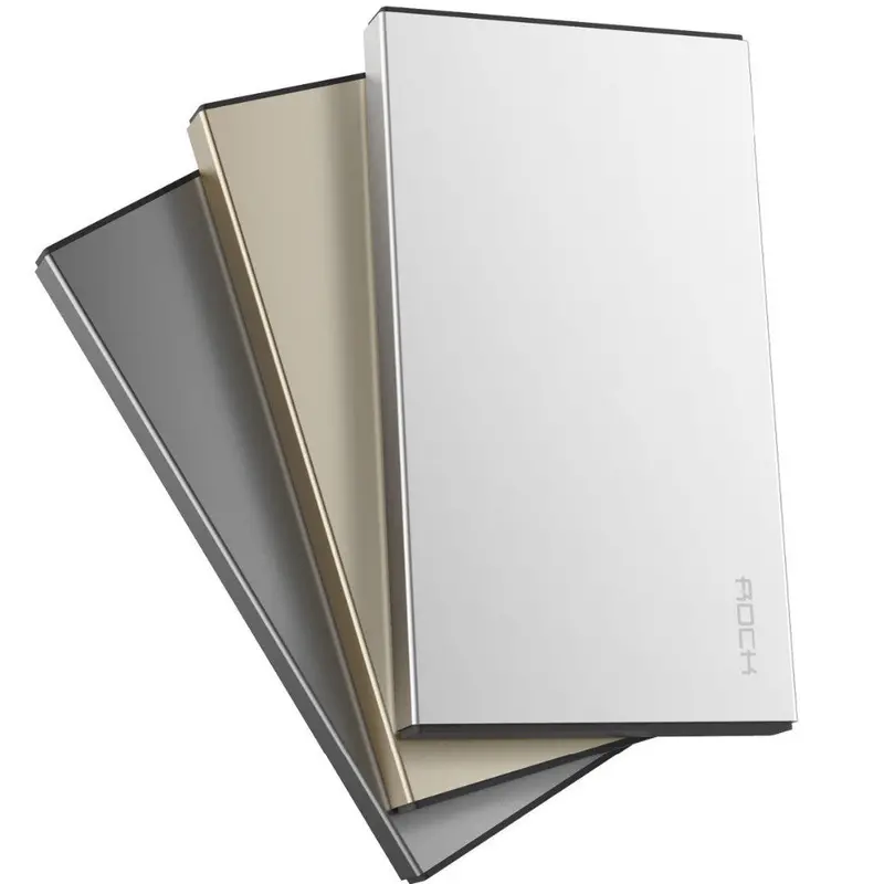Ultrathin Aluminium 10000 Mah Power Bank External Battery Pack Bank Usb Portable Charger 1