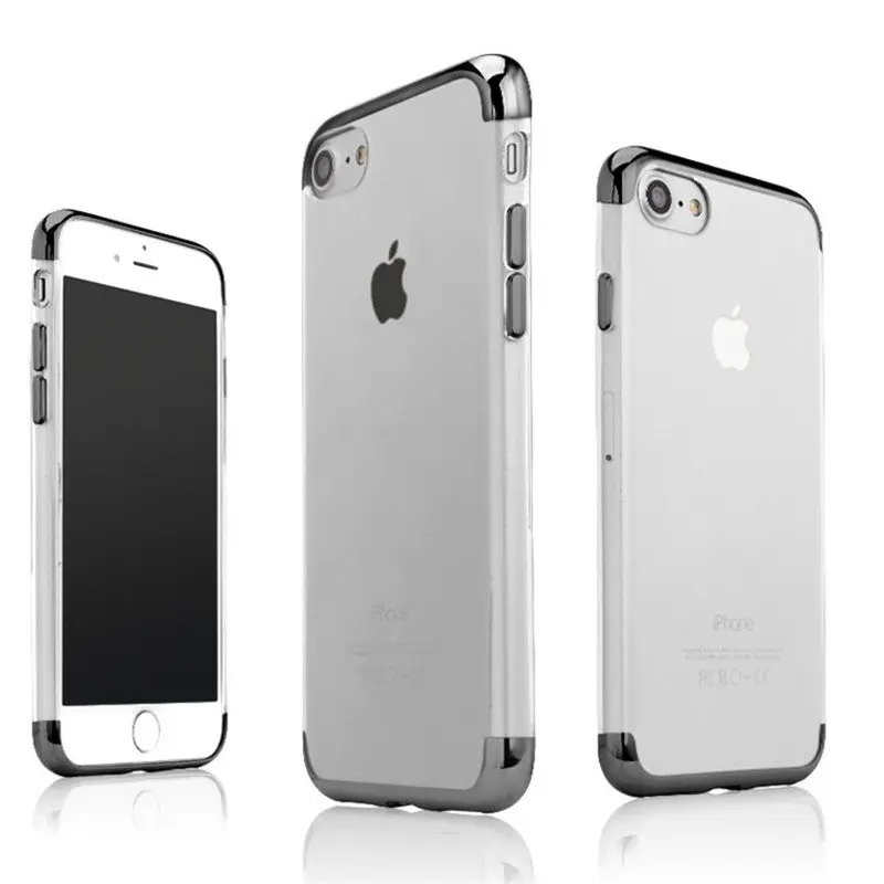 Ultrathin Transparent Shockproof Crystal Tpu Case Cover For Iphone 6 6S 7 Plus Anti-Dirt Covers Cases 1