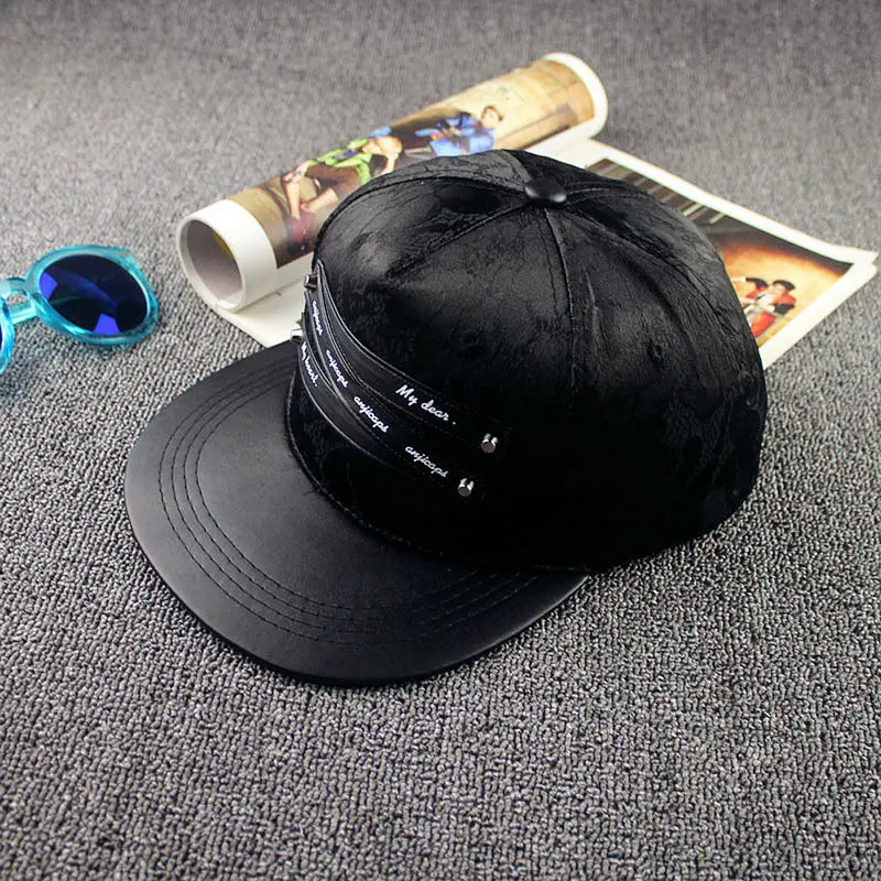 Unisex Cap Men Women Adjustable Fashion Lace Snapback Baseball Cap Hip Hop Hat Flat Peak Hat Gorras Planas 1