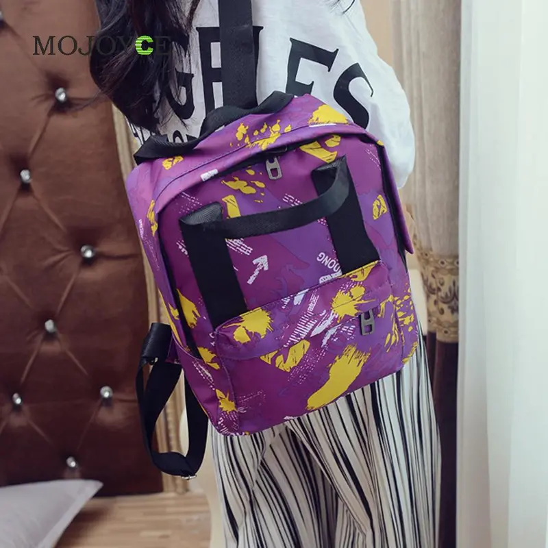 Unisex Daypacks Canvas Backpack Camouflage School Bags For Teenager Girls Travel Women Bag Rucksack Mochila Schoolbag 6