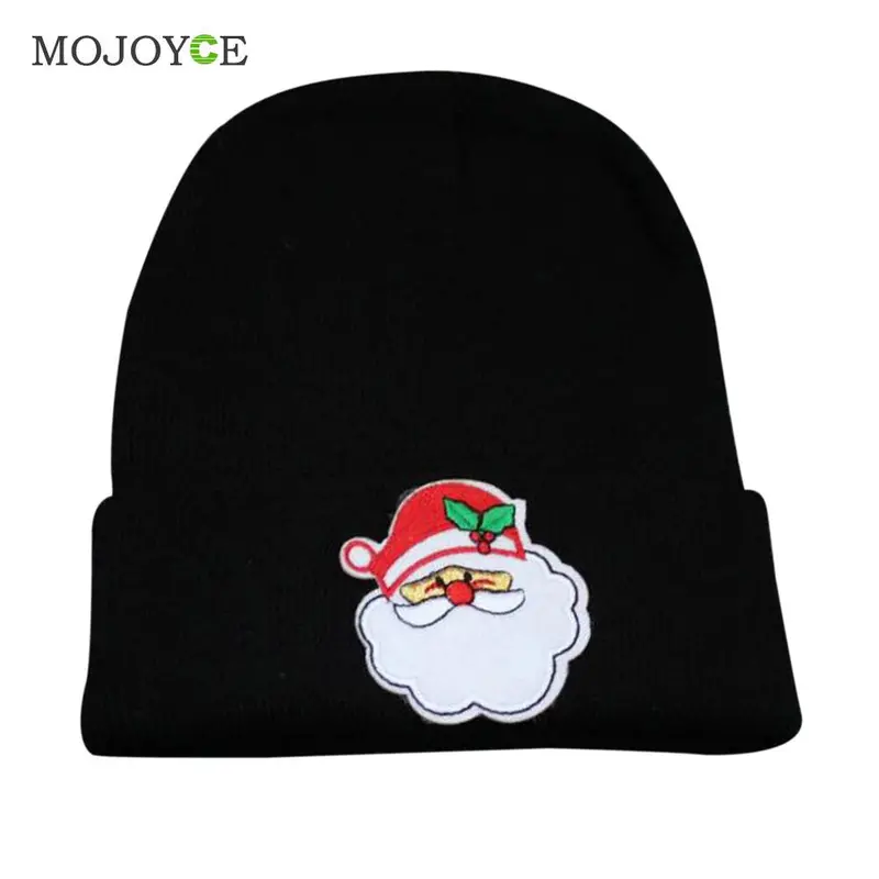 Unisex Women Men Beanie Hat Warm Knit Cap Hats For Christmas Gift Cotton Knitting Stitchwork Gorro Slouch Skullies Bonnet 1