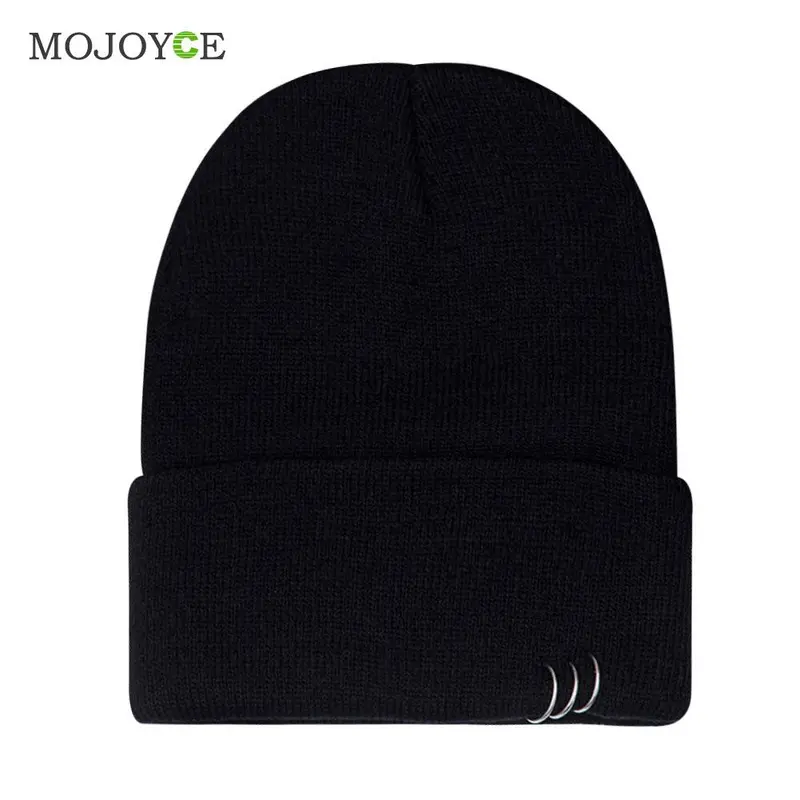 Unisex Women Mens Warm Ski Slouch Knitted Baggy Hip Hop Hat Cap Cotton Knitted Hats For Women Soft Beanie Gorro Cap 1
