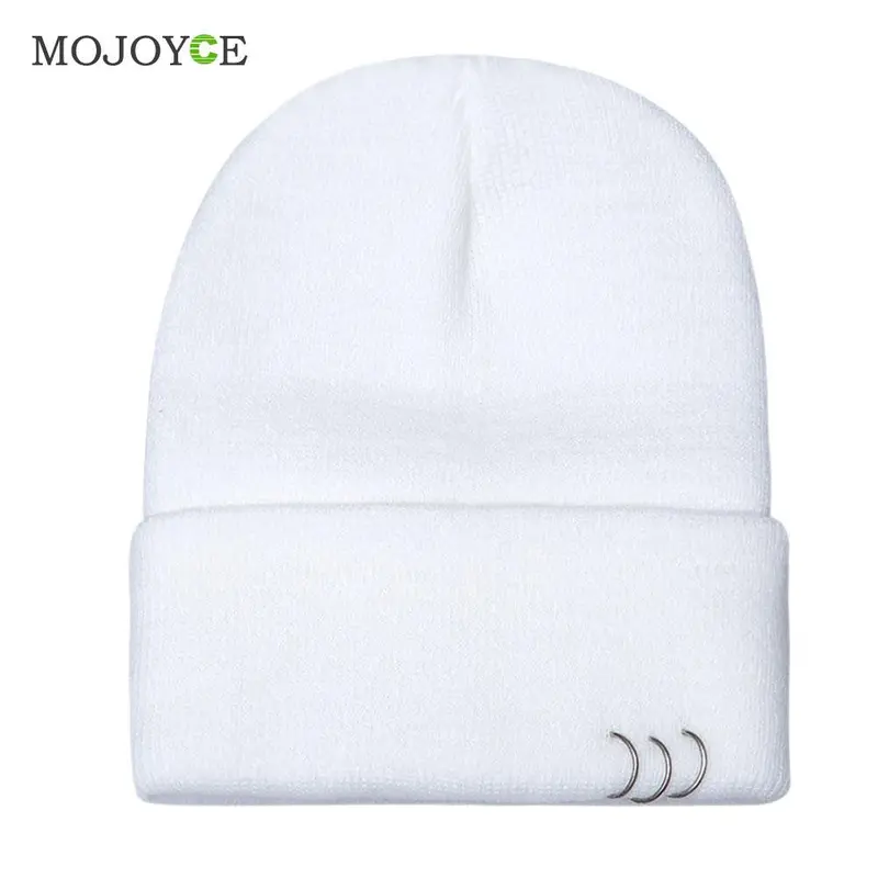 Unisex Women Mens Warm Ski Slouch Knitted Baggy Hip Hop Hat Cap Cotton Knitted Hats For Women Soft Beanie Gorro Cap 2
