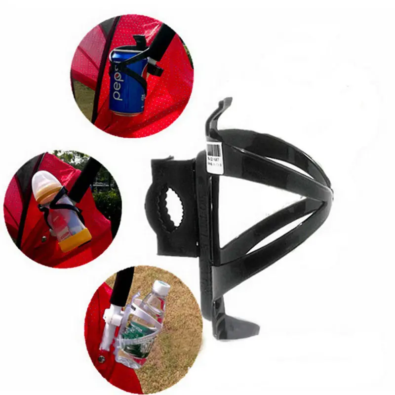 Universal Baby Stroller Cup Drink Holder Children's Bicycle Bottle Rack Black Stroller Accessories For Born Kids 1