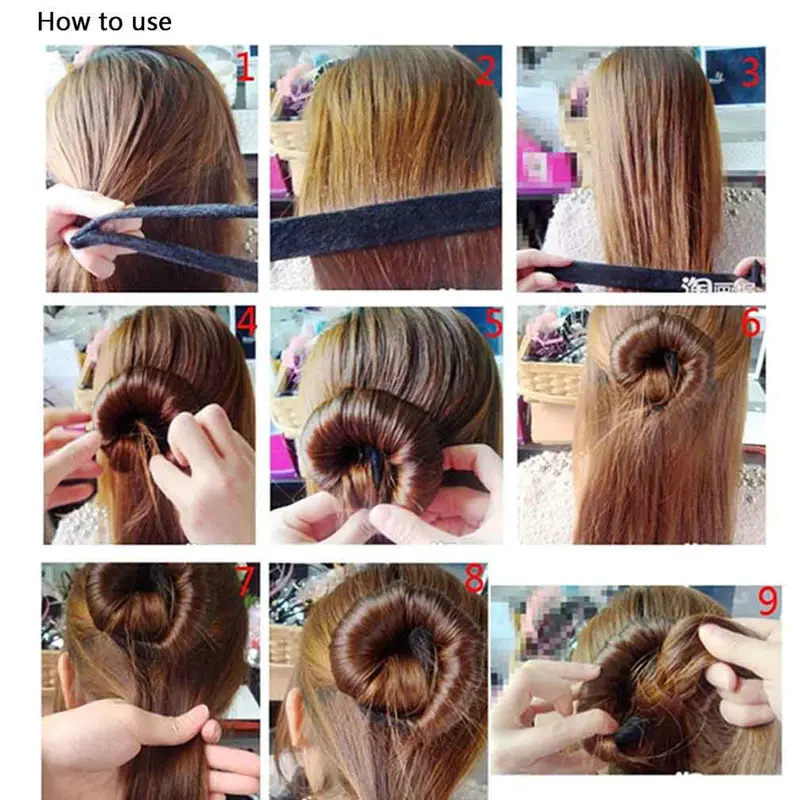 Useful Hair Updo Wrap Fold Snap Bun Maker Hair Magic Styling Tool 1