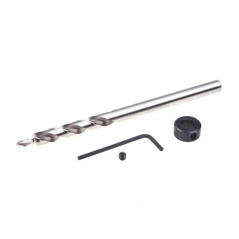 Useufl Woodworking Twist Step Drill Bit Stop Collar + Wrench For Pocket Hole Tool 75624 1