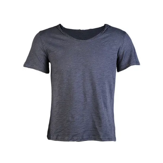 V-Neck Cotton Top Set – 5 Trendy Short Sleeve Blouses with Decorative Edging