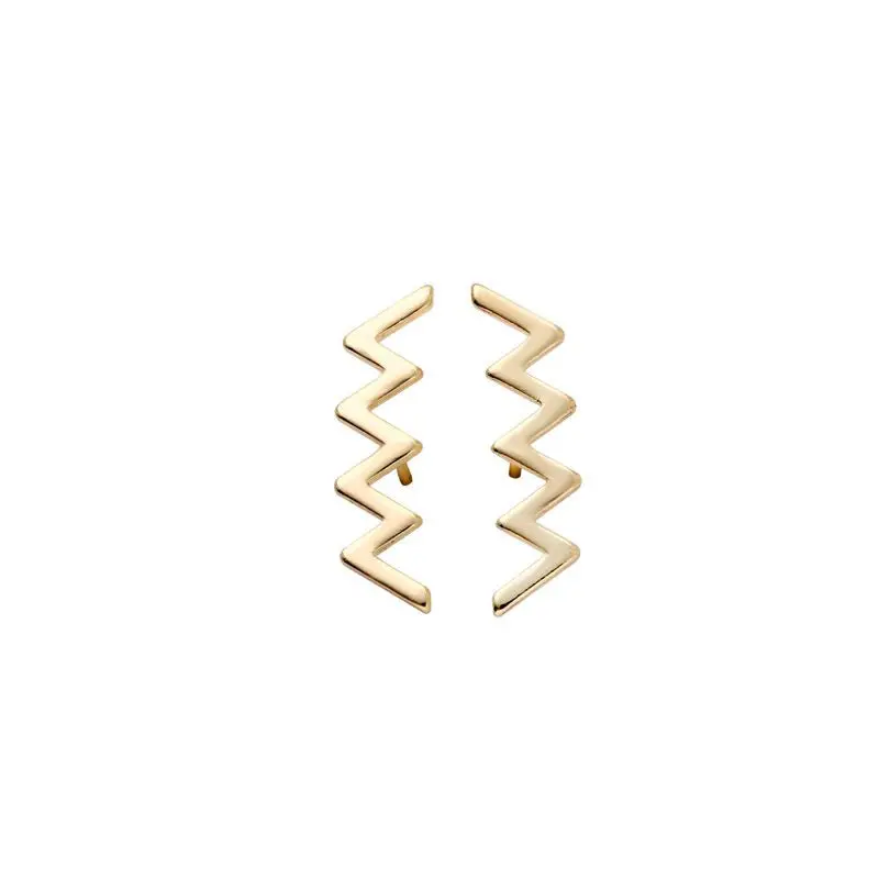 Valentine Gifts Earrings Cute Wave Stud Earrings Birthday Gifts S095 1