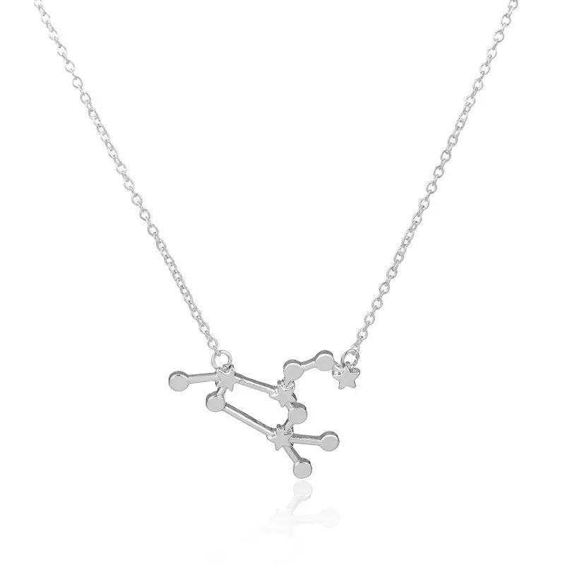 Valentine Simple Necklace Leo Zodiac Sign Astrology Necklace Constellation Star Sign Personalized Necklace N157 1
