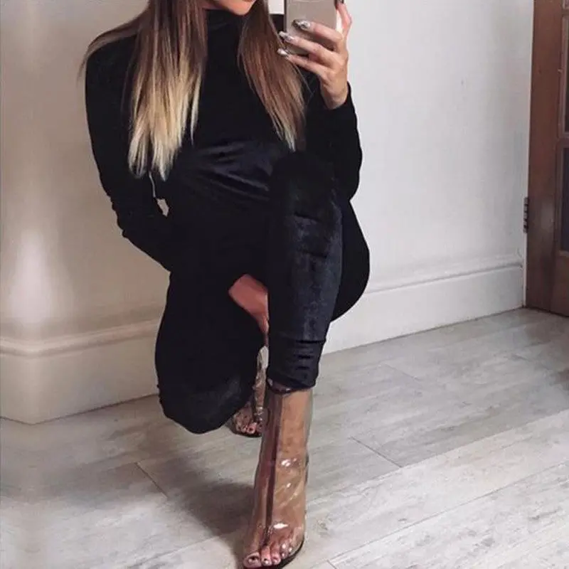 Velvet Bodycon Jumpsuit Women Rompers Sexy Womens Jumpsuits Club Party Jumpsuit Overalls 5