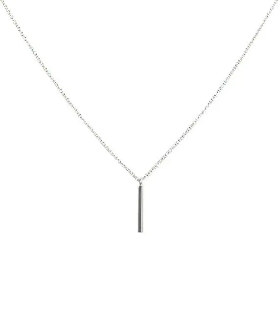 Vertical Petite Bar Necklace Filled Dainty Necklace Simple Geometric Necklace Minimal Jewelry And 10Pcs-N102 1