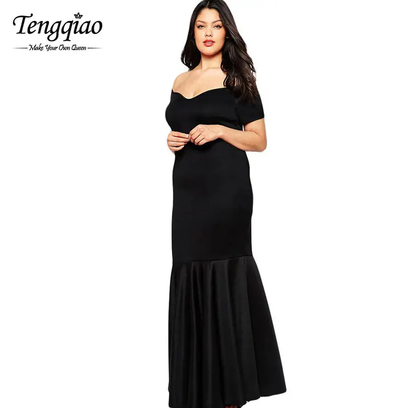 Vestido Plus Size Dresses For Xxl Xxxl Large Size Dress Elegant Long Party Black Dresses Big Size 60884 1