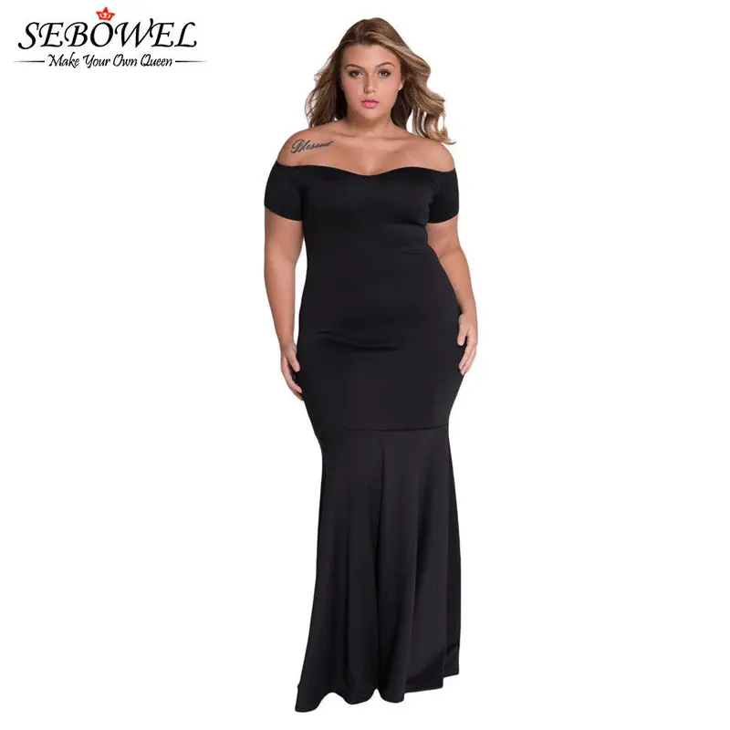 Vestido Plus Size Dresses For Xxl Xxxl Large Size Dress Elegant Long Party Black Dresses Big Size 60884 2