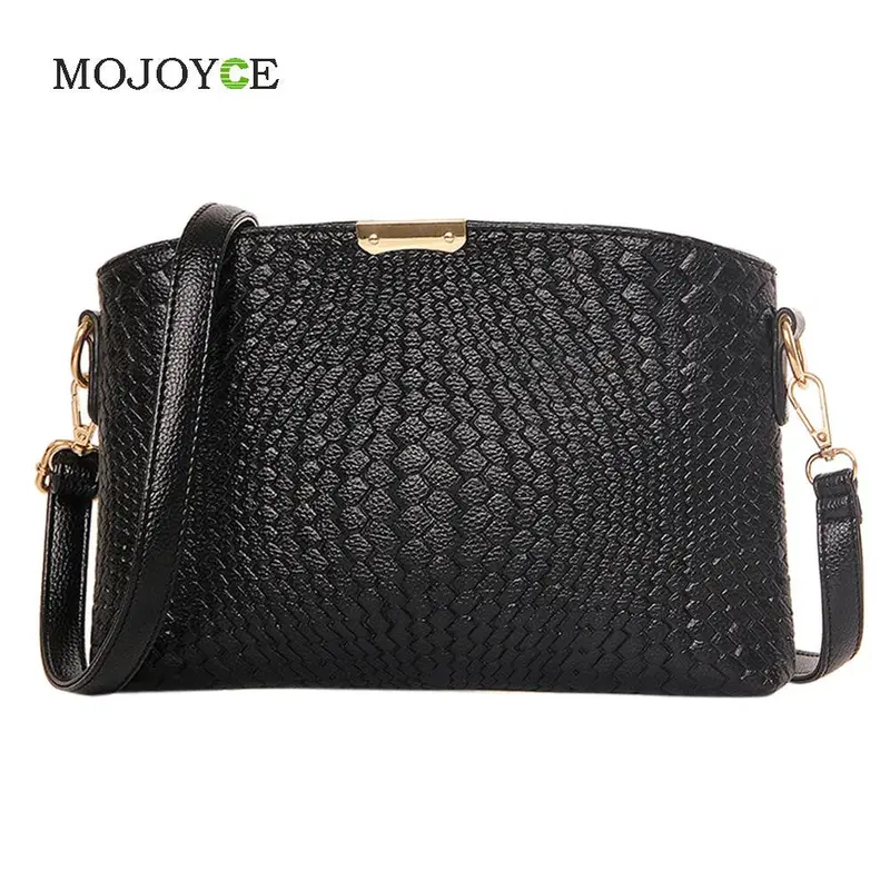Vintage Black Women Bag Shoulder Bags Leather Handbags Women Messenger Bag Crossbody Bolsas Satchel Bolsa Feminina 1