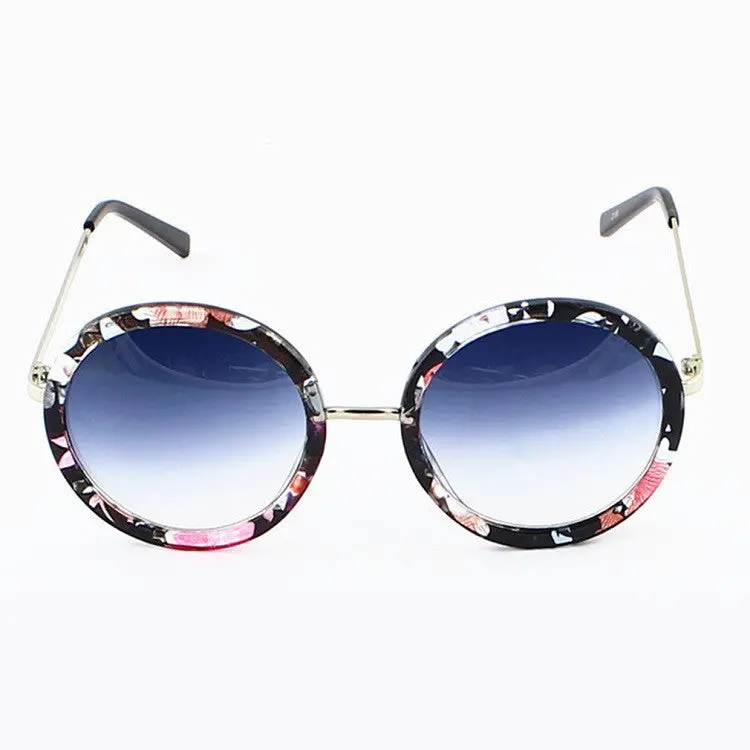 Vintage Eyewear Retro Round Mirror Lens Sunglasses 2