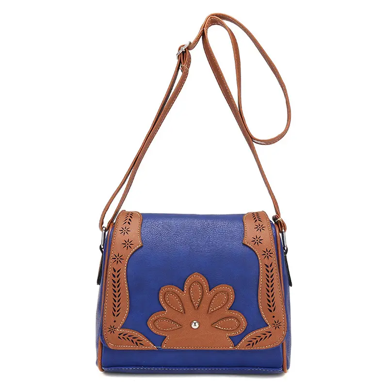 Vintage Floral Print Women Bag Pu Women Messenger Bags Women Leather Handbag Small Shoulder Crossbody Bag Bolsa Feminina 3