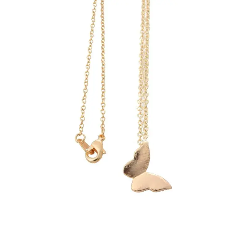Vintage Gold Plated Cute Animal Butterfly Necklace Pendants Tiny Animal Jewelry 30Pcs-N015 1
