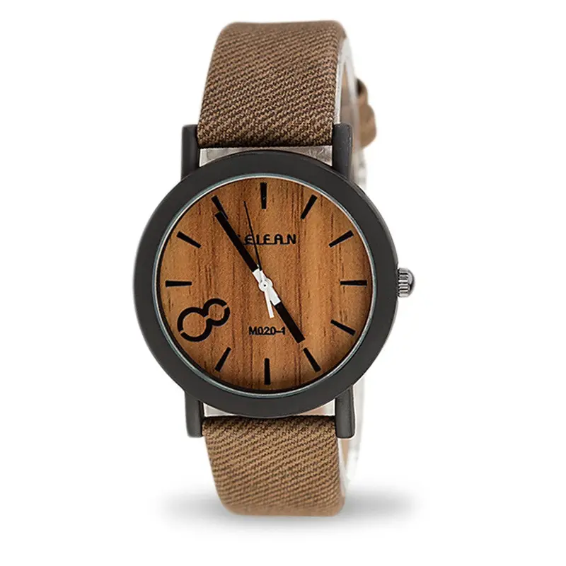 Vintage Leather Strap Watch Independent Number Quartz Watch Relogio Masculino Montre Homme 1