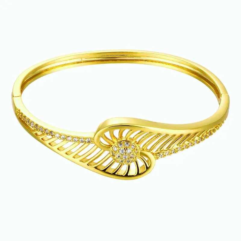 Vintage Love 18K Gold Plated Hollow Water Dripping Men Bracelet Collier Plastron Femme 1