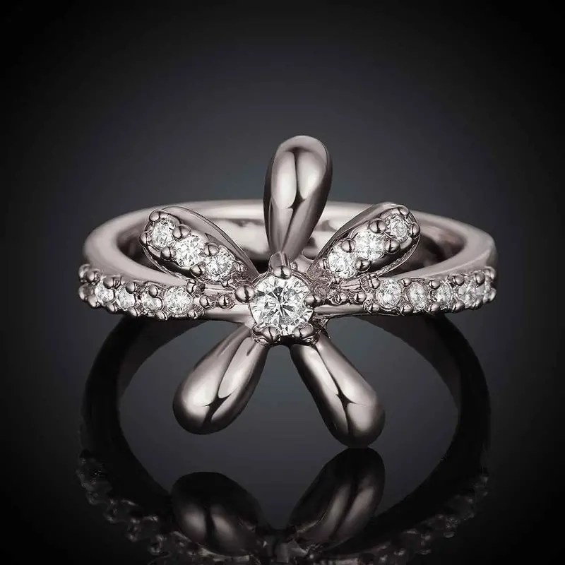 Vintage Love 18K Gold Plating Rings Chrysanthemum Petals Ring Men Jewelry European Style2 1 3