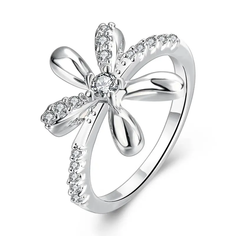 Vintage Love 18K Gold Plating Rings Chrysanthemum Petals Ring Men Jewelry European Style2 1 6