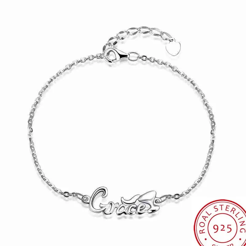 Vintage Love 925 Sterling Silver In Jewelry Bracelets Gracey Pulseira Masculina Joyas Stvh 21 1